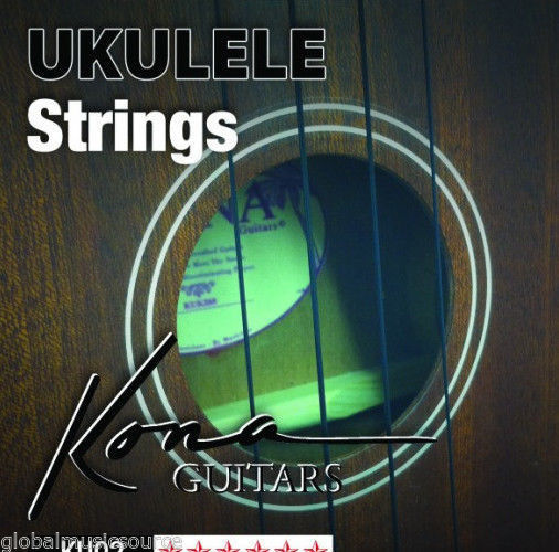 Kona White Nylon Ukulele String Set - New Stock - Click Image to Close