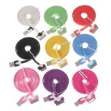 Apple USB flat syn cable charger ipad iphone 3G,3GS,4,4GS