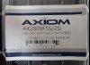 AXIOM 4GB (2x2GB) DR2-800 ECC DiMM AX2800F5S