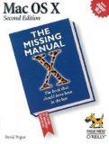 Mac Os X : The Missing Manual by David Pogue (2002, Paperback)